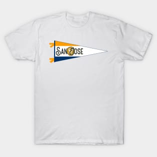 San Jose Flag Pennant T-Shirt